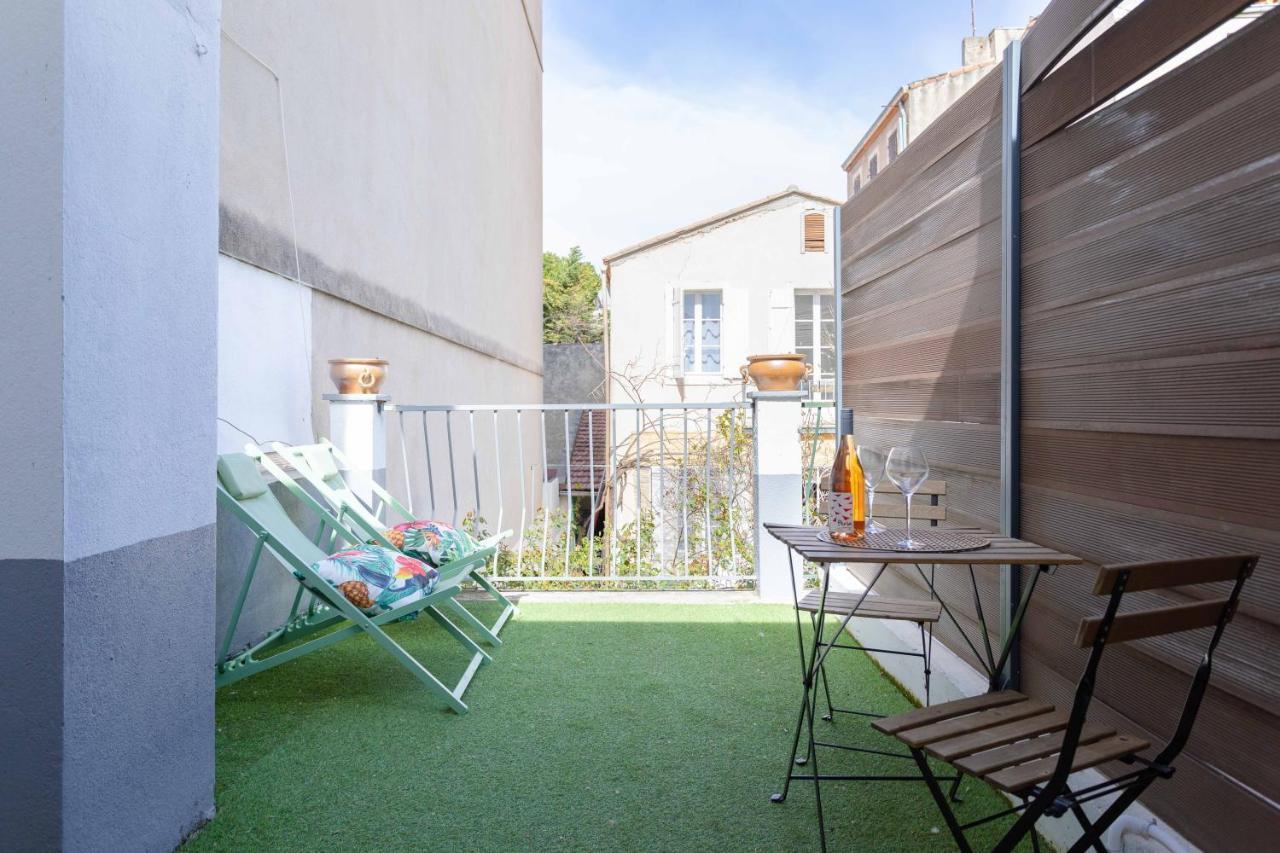 Studio Blancarde Terrasse Parking Clim Marseille Ngoại thất bức ảnh
